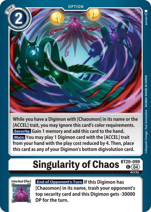 Singularity of Chaos Card Front