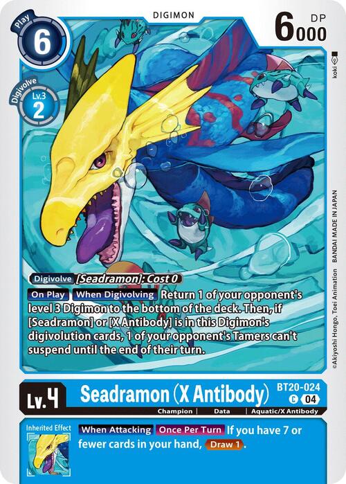Seadramon Card Front