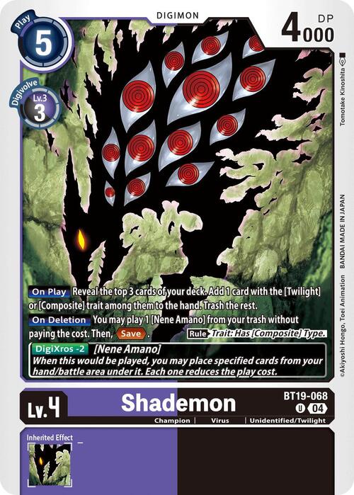 Shademon Card Front