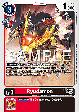 Ryudamon Card Front