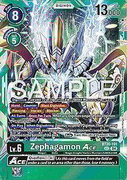 Zephagamon Ace Card Front