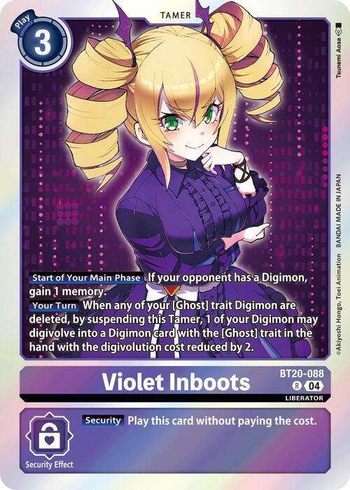 Violet Inboots Card Front