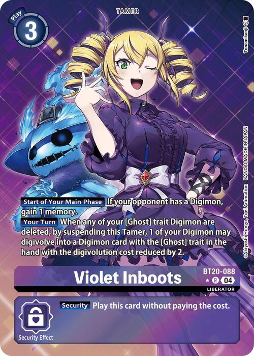 Violet Inboots Card Front