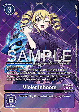 Violet Inboots Card Front