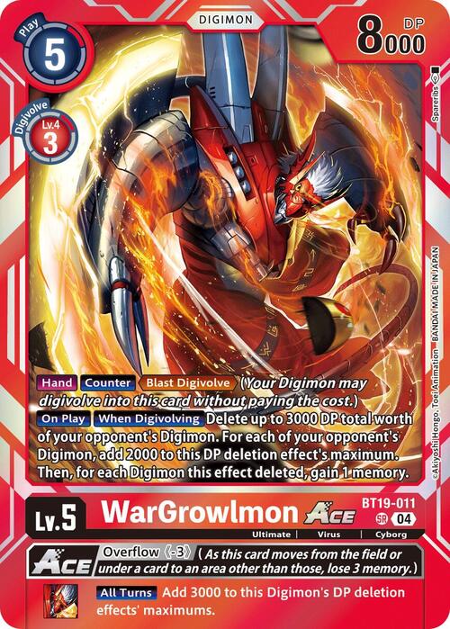 WarGrowlmon Ace Card Front