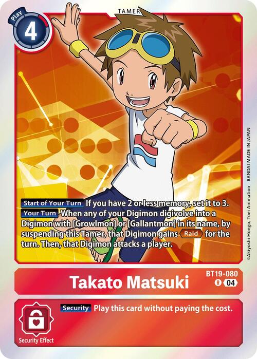 Takato Matsuki Card Front