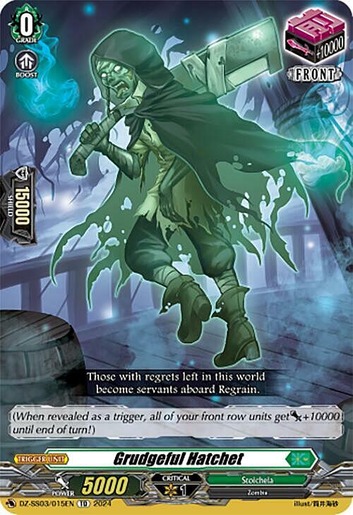 Grudgeful Hatchet Card Front