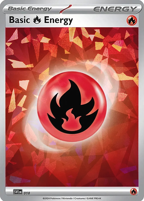 Basic Fire Energy Card Front