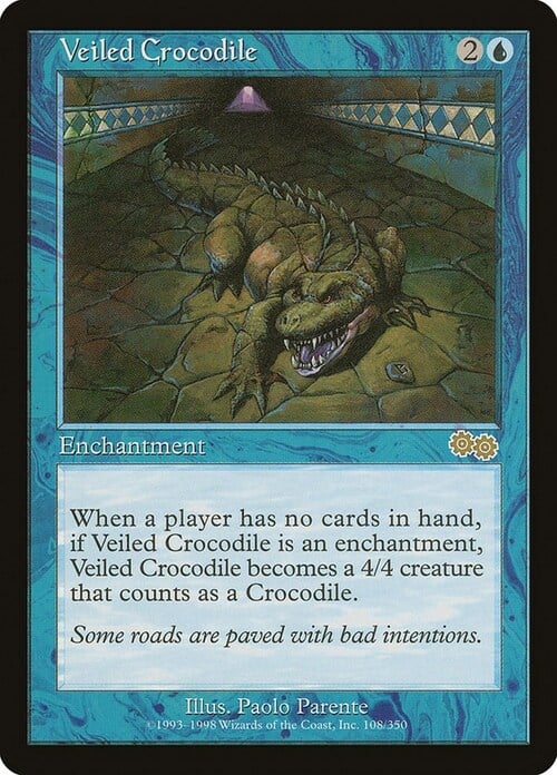 Veiled Crocodile Card Front