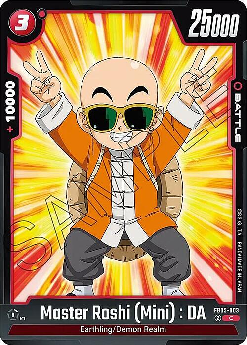 Master Roshi (Mini) : DA Card Front