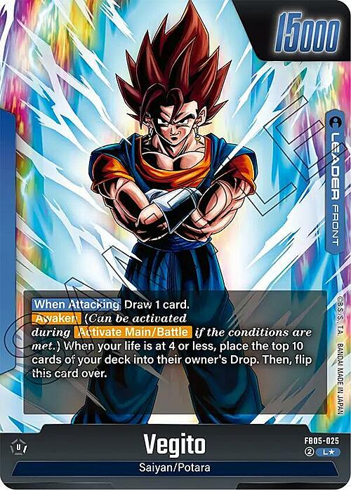 Vegito Card Front