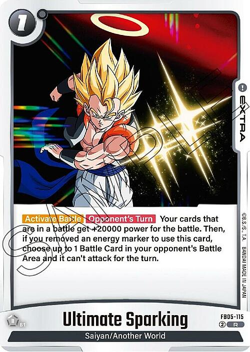 Ultimate Sparking Card Front