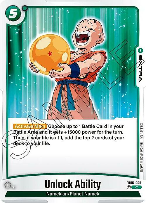 Unlock Ability Card Front