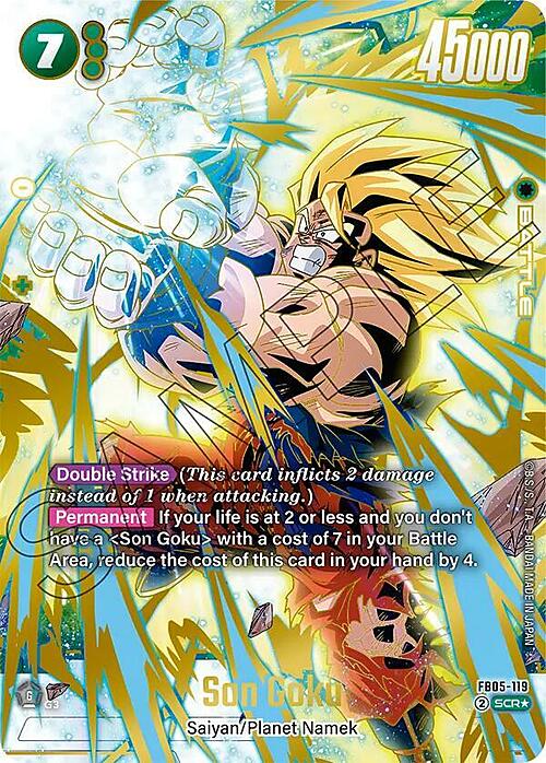 Son Goku Card Front