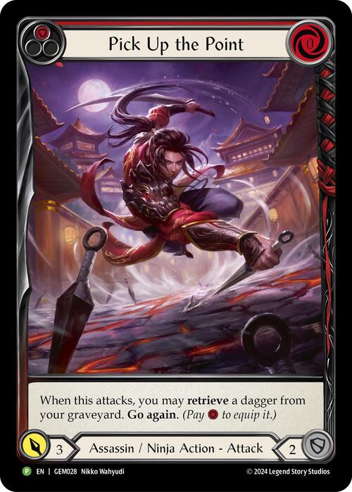 Pick Up the Point (Red) Card Front