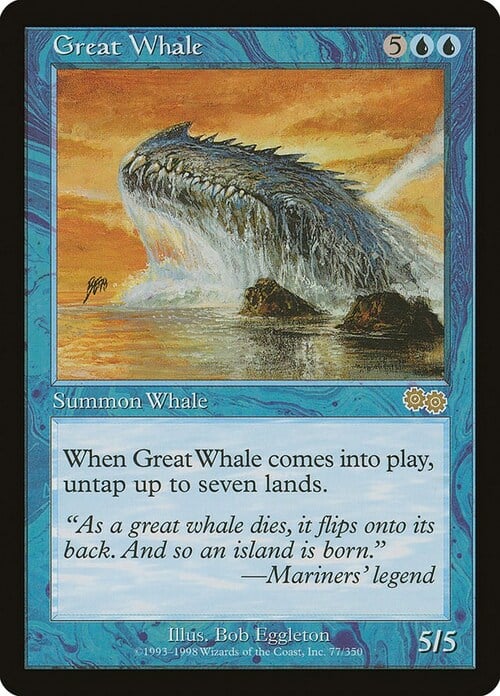 Grande Balena Card Front