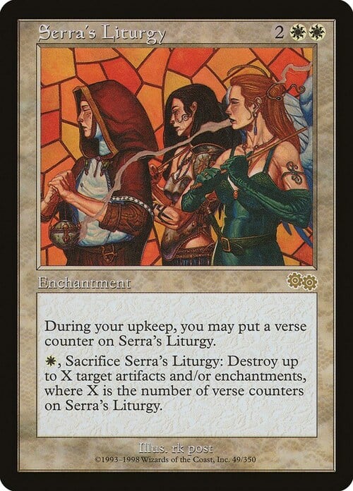 Serra's Liturgy Card Front
