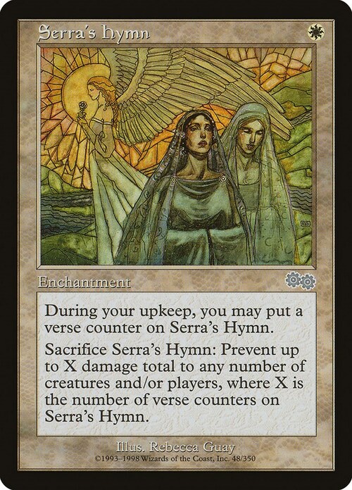 Serra's Hymn Card Front