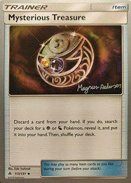 Mysterious Treasure Card Front