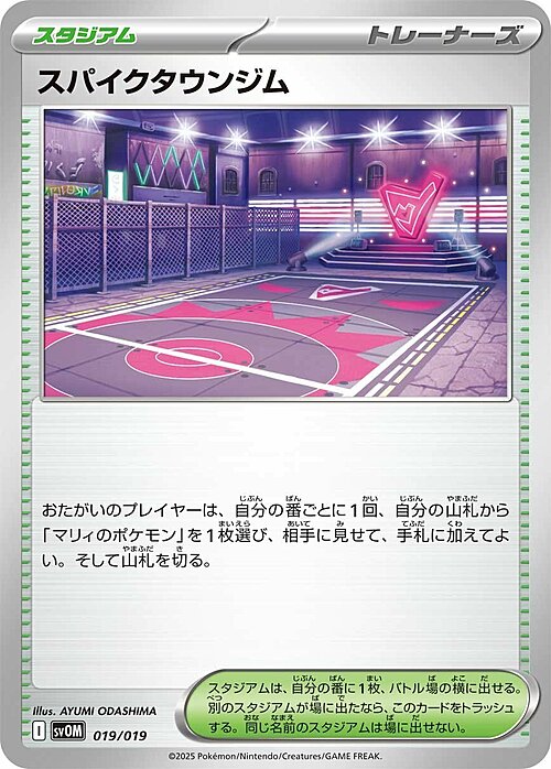 Spikemuth Gym Card Front