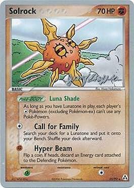 Solrock [Double Draw | Solar Heat] Card Front