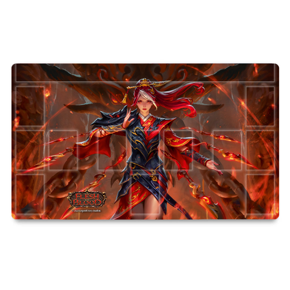 "Cindra, Dracai of Retribution" Playmat