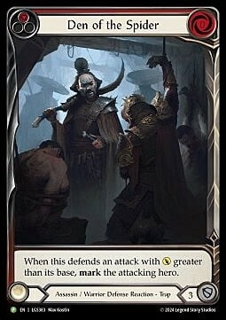 Den of the Spider Card Front