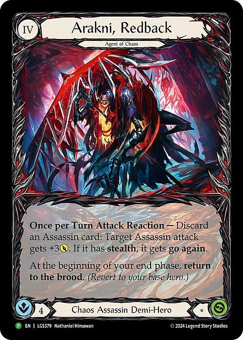 Arakni, Redback Card Front