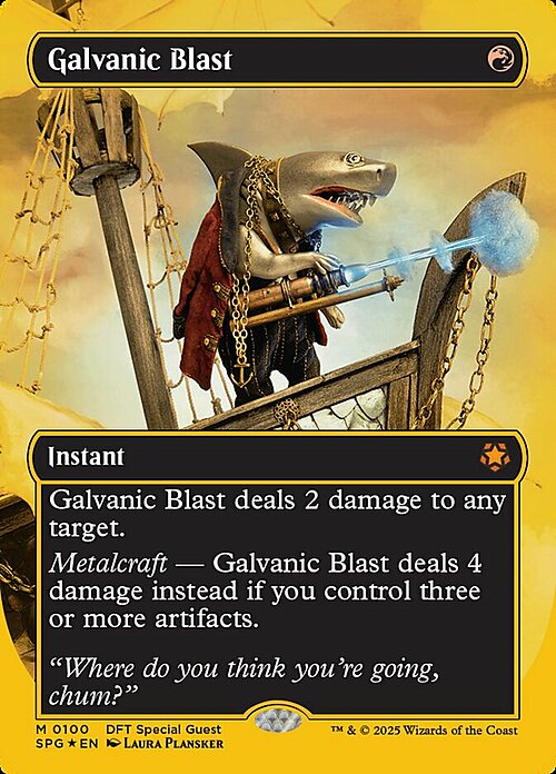 Galvanic Blast Card Front