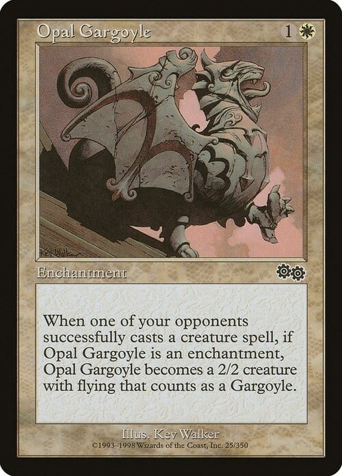 Opal Gargoyle Card Front