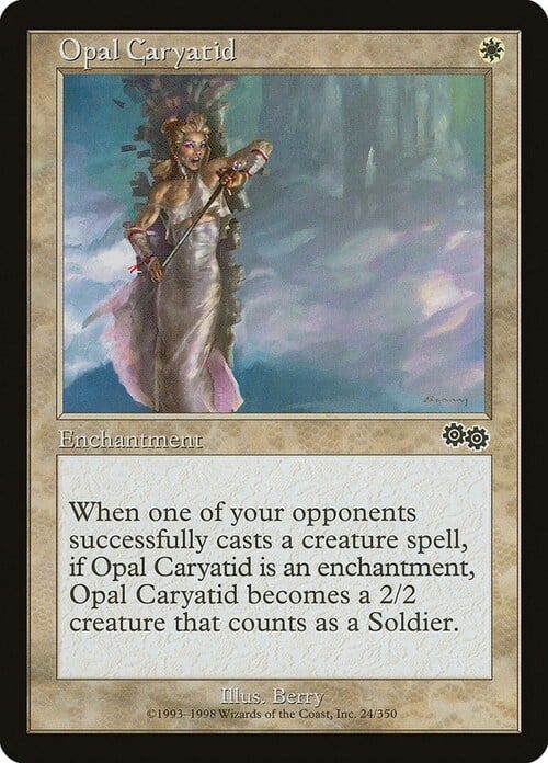 Opal Caryatid Card Front