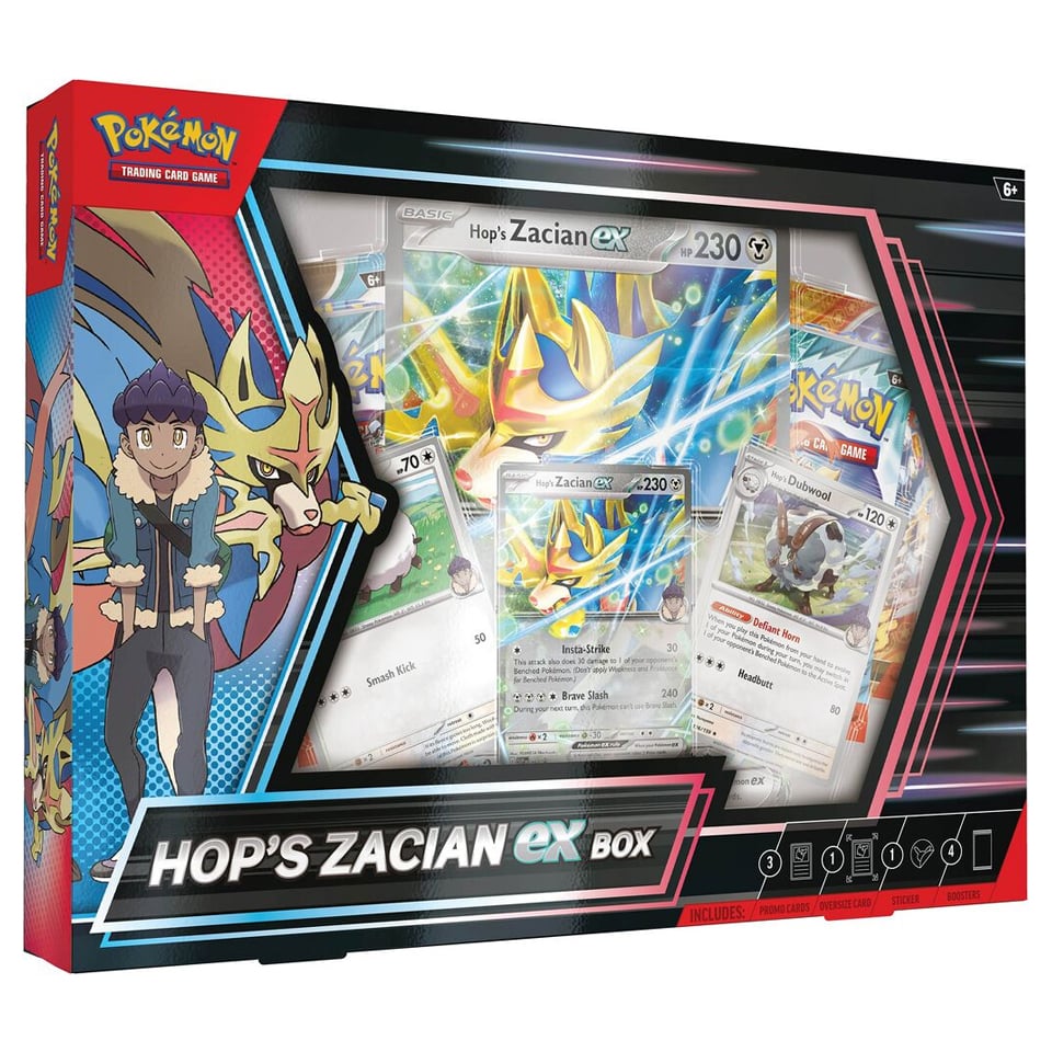 Hop's Zacian ex Box
