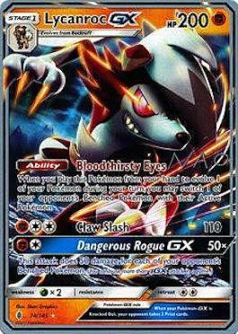 Lycanroc GX [Crunch | Accelerock] Frente