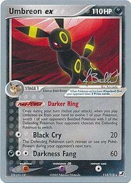 Umbreon EX Card Front