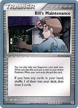 Sostegno di Bill Card Front