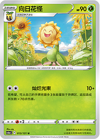 Sunflora Card Front