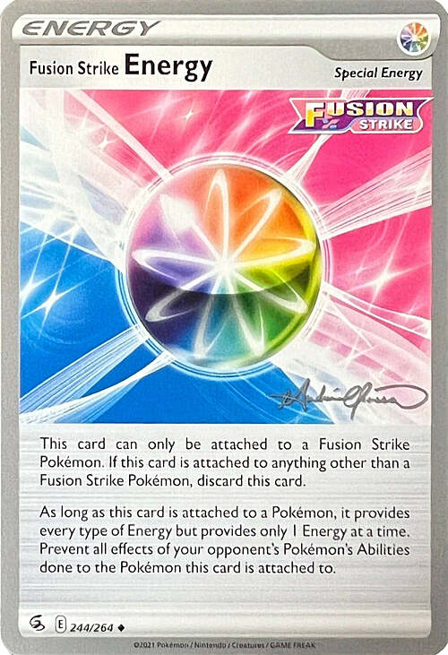 Energia Colpo Fusione Card Front