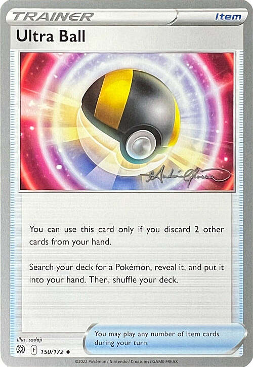 Ultra Ball Card Front