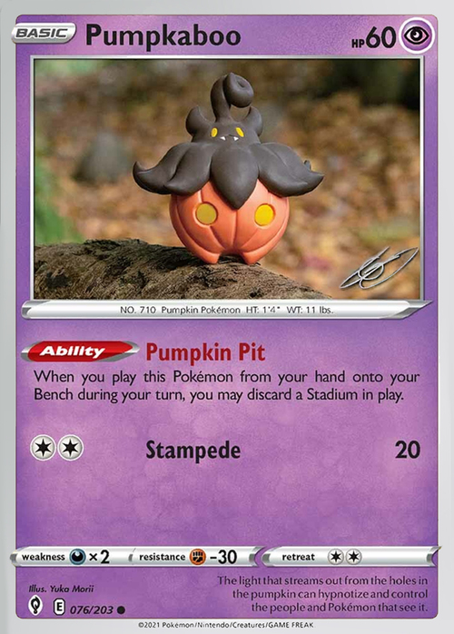 Pumpkaboo Card Front