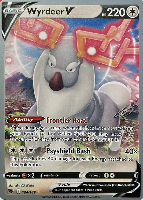 Wyrdeer V Card Front