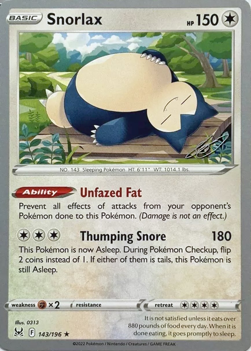 Snorlax (WCD 2023 | Gabriel Fernandez | 143/196) - World Championship Decks 2023