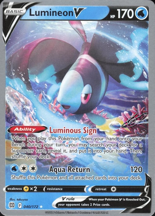 Lumineon V Card Front