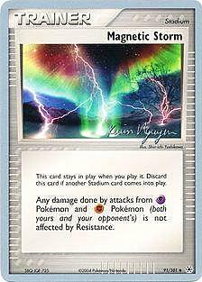 Tempesta Magnetica Card Front