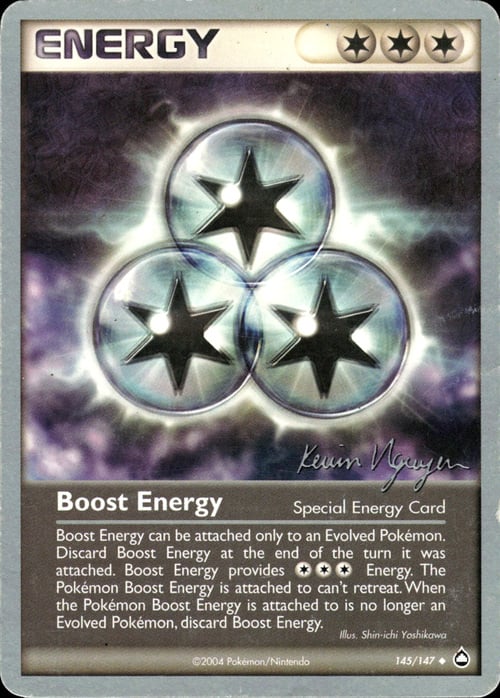 Boost Energy Card Front