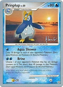 Prinplup Lv.20 Card Front