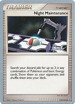 Manutenzione Notturna Card Front