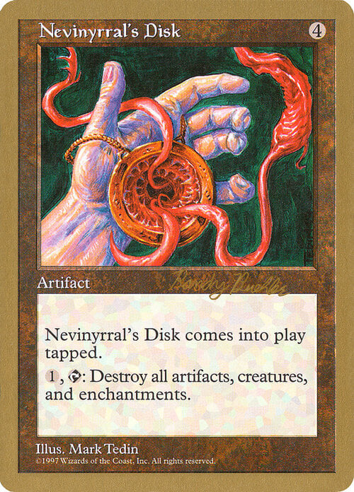 Disco di Nevinyrral Card Front