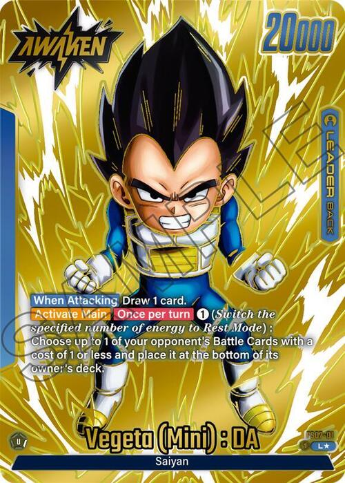 Vegeta : DA // Vegeta : DA Card Front