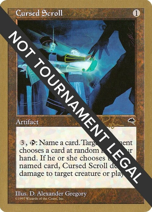 Cursed Scroll Card Front