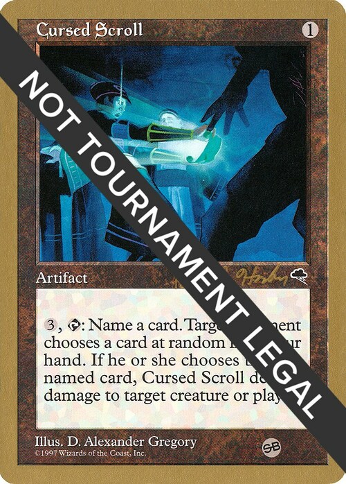 Cursed Scroll Card Front